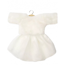 Ensemble Kaya | Fourrure et son tutu blanc
