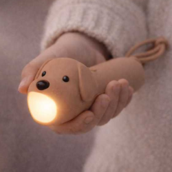 Lampe de poche silicone | Chien