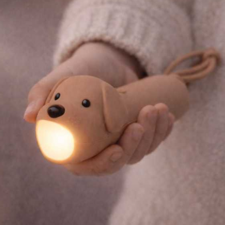 Lampe de poche silicone | Chien - Little L