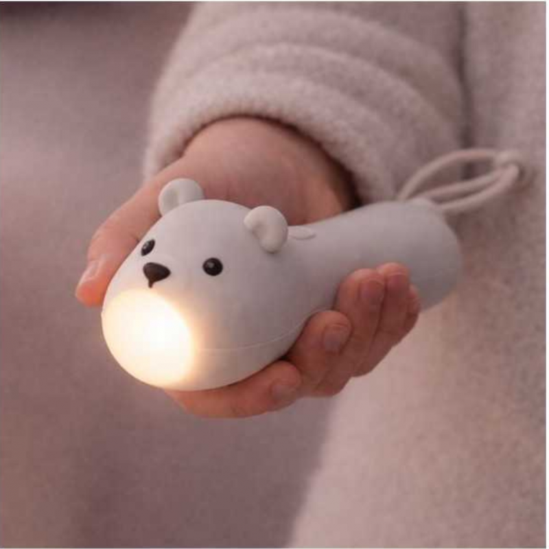 Lampe de poche silicone | Ours