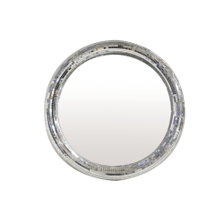 Miroir rond cœur 30 cm | Argent - Opjet