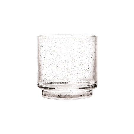 Lot de 6 verres bouli transparent empilable