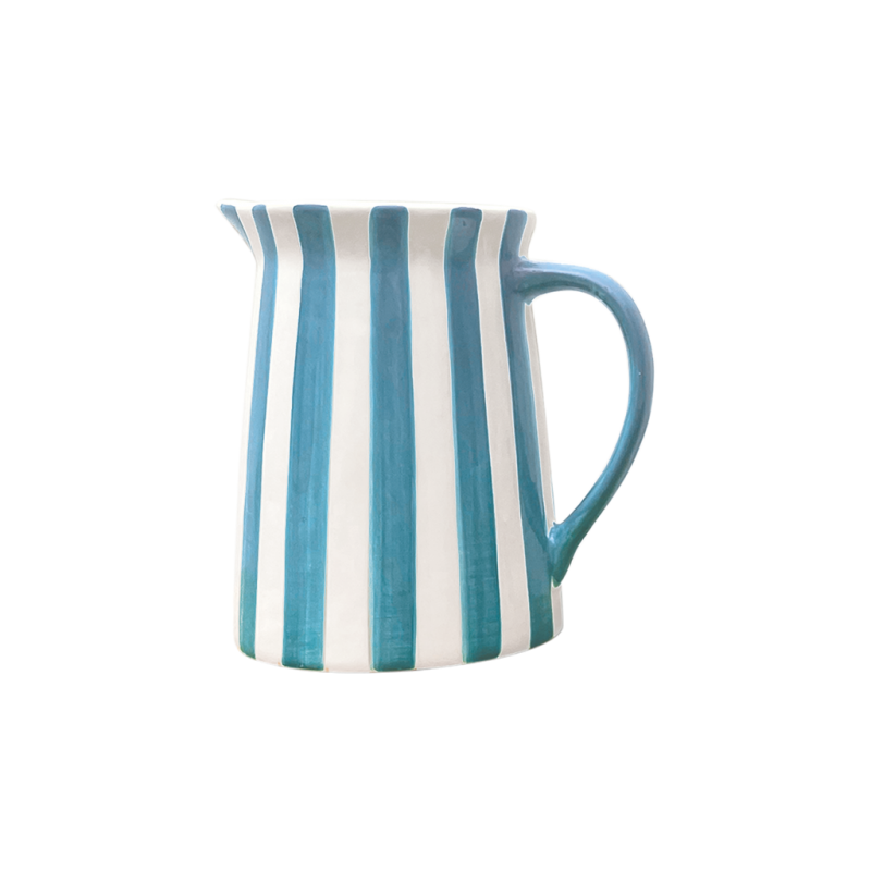 Pichet rayure MM | Bleu