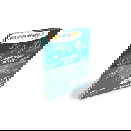 Cartes supplémentaires pour Kidydraw | Animaux autour du monde - Océans & Pirates