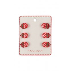 Minis pinces à cheveux | Fraise - Konges Slojd