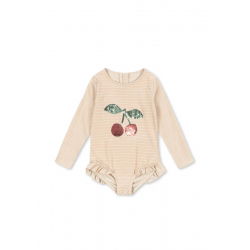 Maillot de bain manches longues | Cerise - Konges Slojd