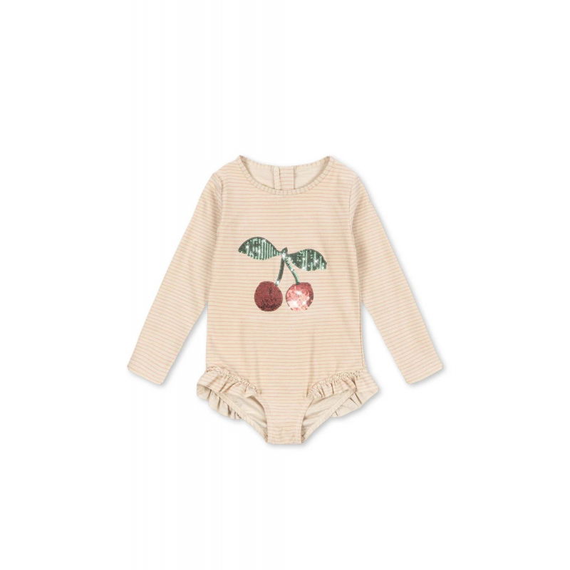 Maillot de bain manches longues | Cerise