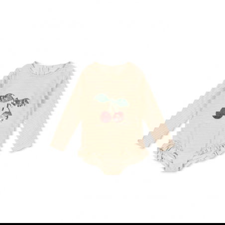 Maillot de bain manches longues | Cerise - Konges Slojd