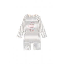 Maillot de bain manches longues Aster | Stripe blue - Konges Slojd