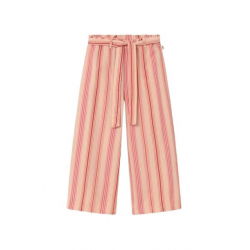 Pantalon à rayures Sena | Rose - Cozmo