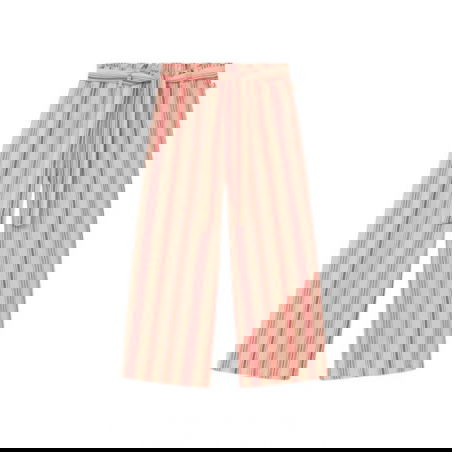 Pantalon à rayures Sena | Rose - Cozmo