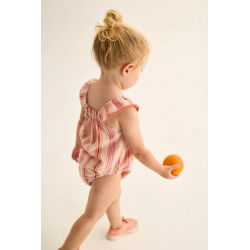 Barboteuse rayée Rue | Rose