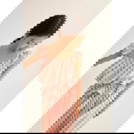 Top Ava rayé | Rose - Cozmo