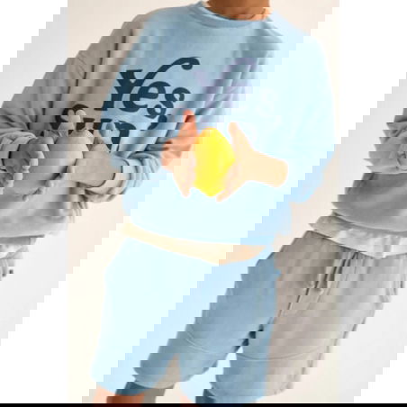 Sweat-shirt Atlas | Bleu - Cozmo