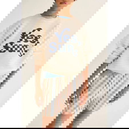 Sweat-shirt Atlas | Ivoire - Cozmo