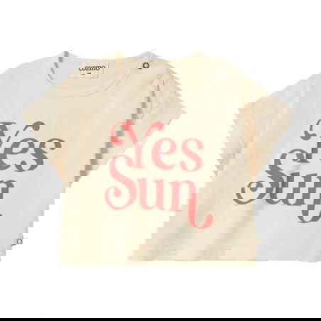 T-shirt bébé Aura | Ivoire - Cozmo