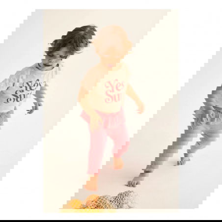 T-shirt bébé Aura | Ivoire - Cozmo