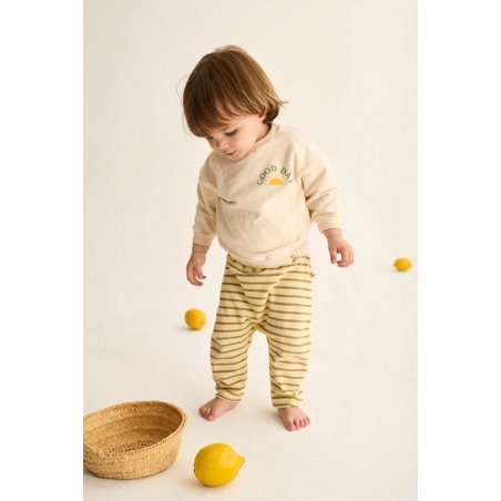 Sweat-shirt bébé Kelly | Ivoire - Cozmo