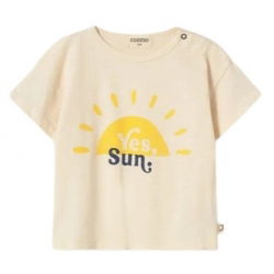 T-shirt bébé Ian | Ivoire - Cozmo