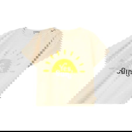 T-shirt bébé Ian | Ivoire - Cozmo