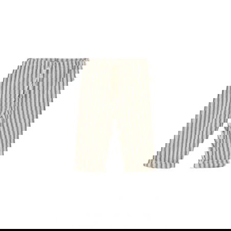 Pantalon à rayures Enzo | Ivoire - Cozmo