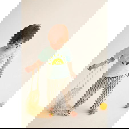 Pantalon à rayures Enzo | Ivoire - Cozmo