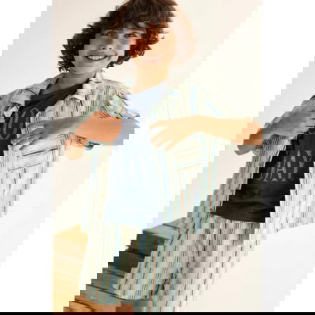 Short Zion à rayures | Ivoire - Cozmo