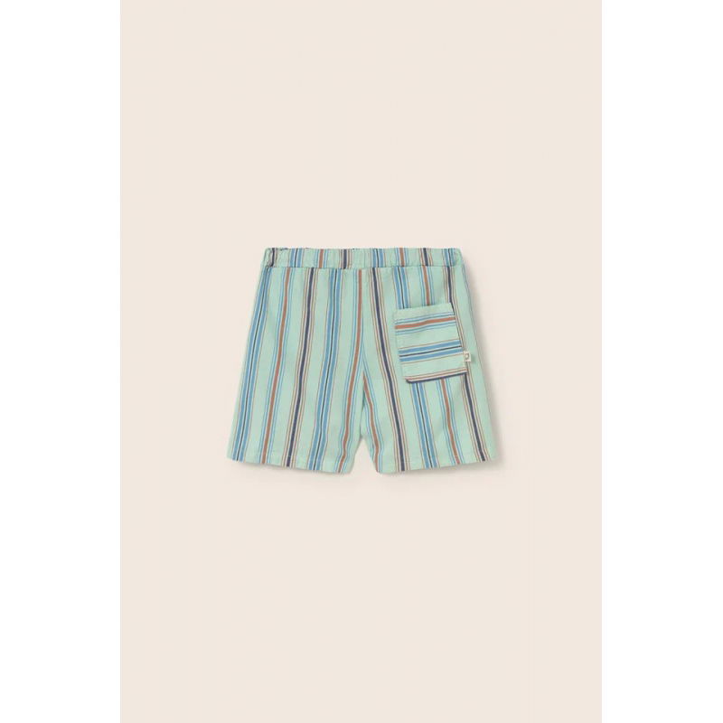 Short Zion à rayures | Ivoire