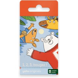 Carte yoto | 1, 2, 3, bougez !