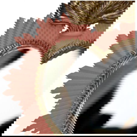 Miroir Coeur Polyrésine | Rose - Sélection déco