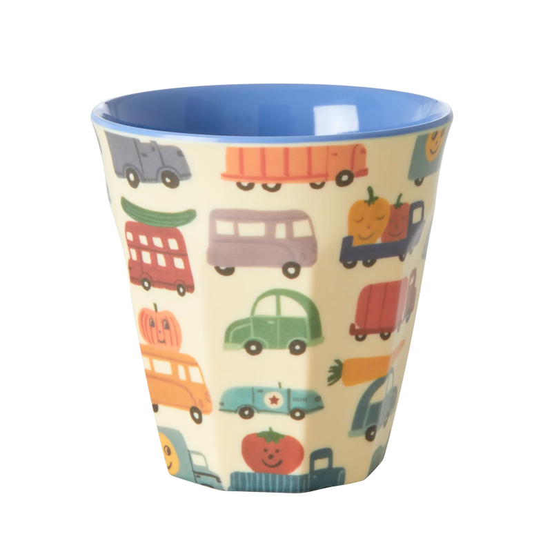 Gobelet medium | Happy Cars Print Multicolore