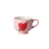 Céramique Mug | Embossed Heart Design Rose