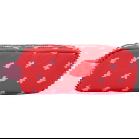 Trousse double | Coeurs rose - Atelier wagram