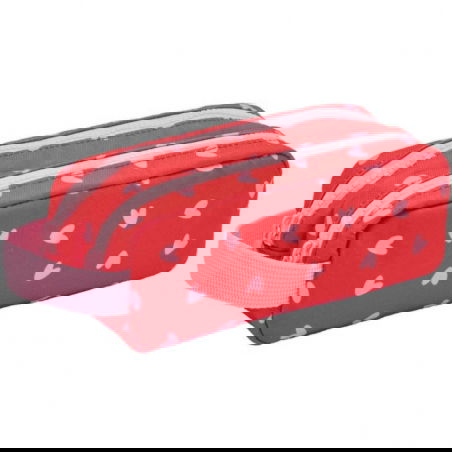 Trousse double | Coeurs rose - Atelier wagram