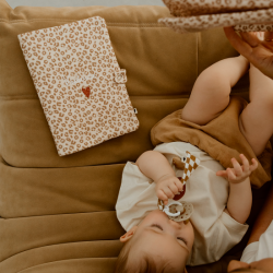 Protège carnet santé | Gaze Léopard