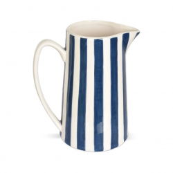 Pichet rayure GM | Bleu - Opjet