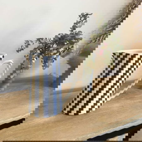 Pichet rayure GM | Bleu - Opjet