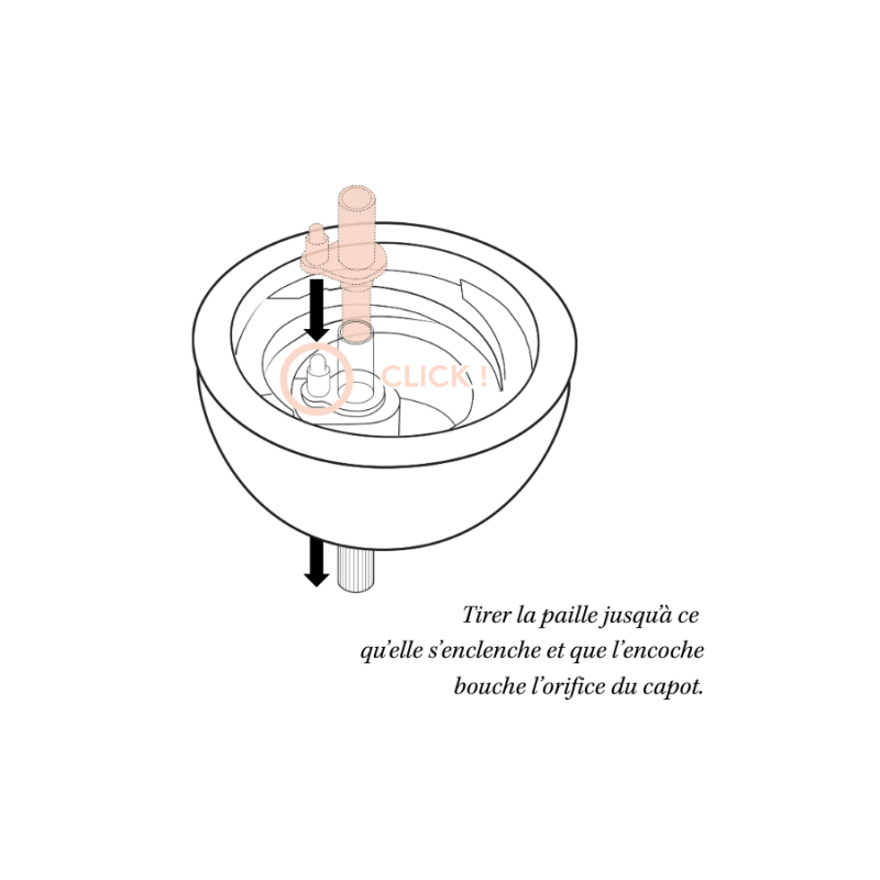 Tasse à paillr lestée | Sable Blush