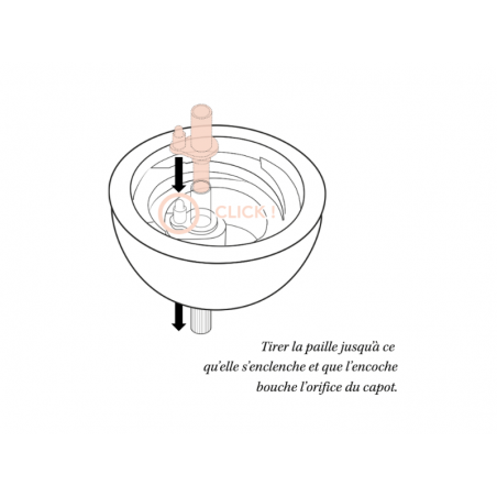 Tasse à paillr lestée | Sable Blush