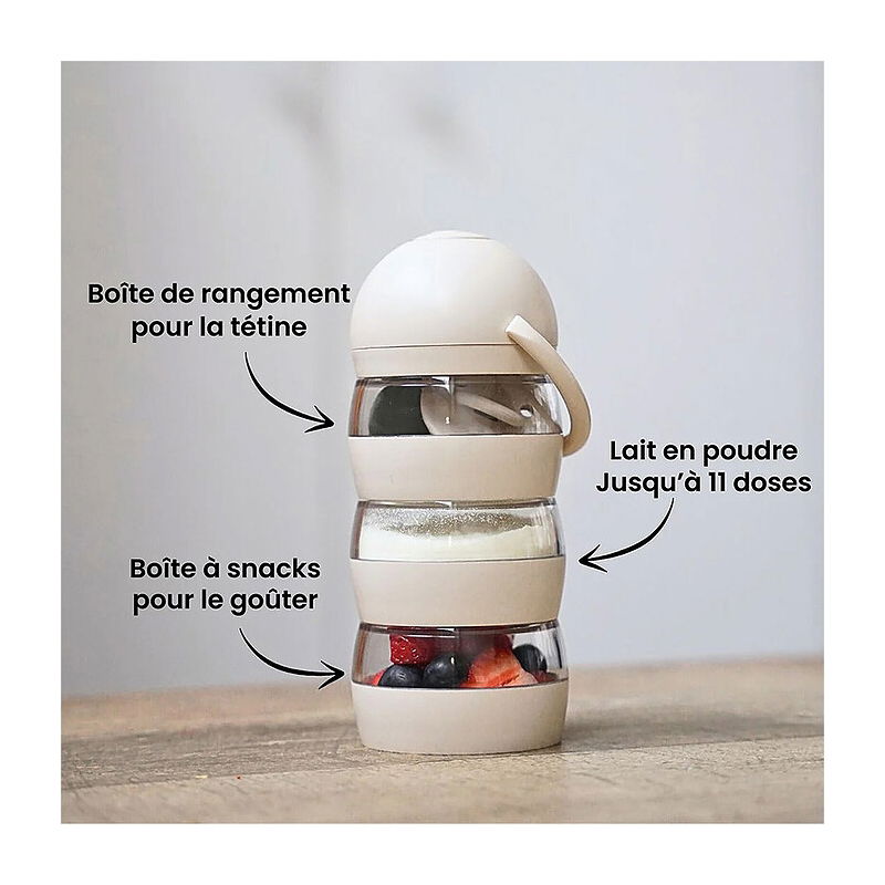 Boîte doseuse lait "So Mimi" | Nude