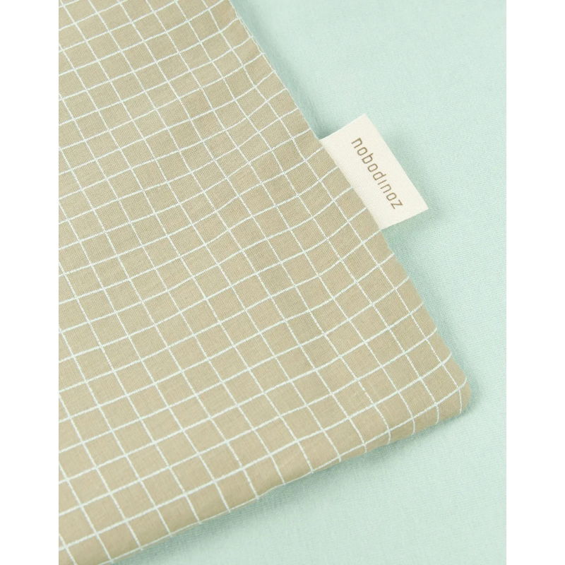 Couverture nouveau-né | Grille verte