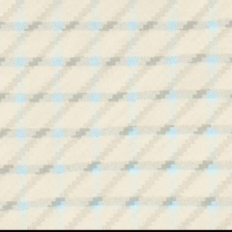 Couverture nouveau-né | Carreaux bleu jaune - Nobodinoz