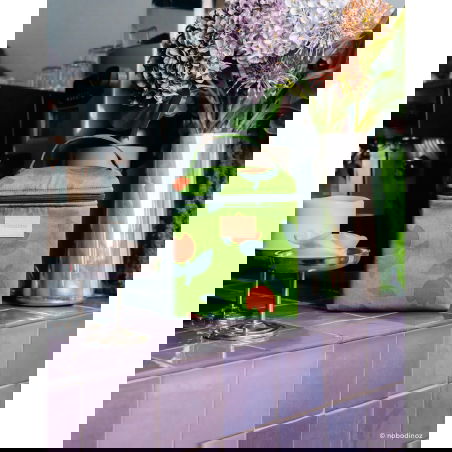 Lunchbag isotherme Hyde park | Tulipe verte - Nobodinoz