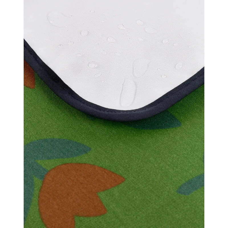 Tapis à langer imperméable Hyde Park | Tulipe verte