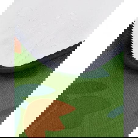 Tapis à langer imperméable Hyde Park | Tulipe verte - Nobodinoz