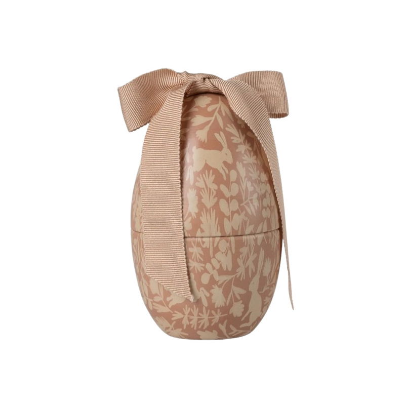 Petit oeuf de Pâques vide | Rose poudré