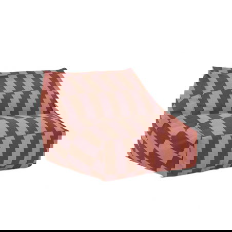 Pouf enfant | Carreaux marron