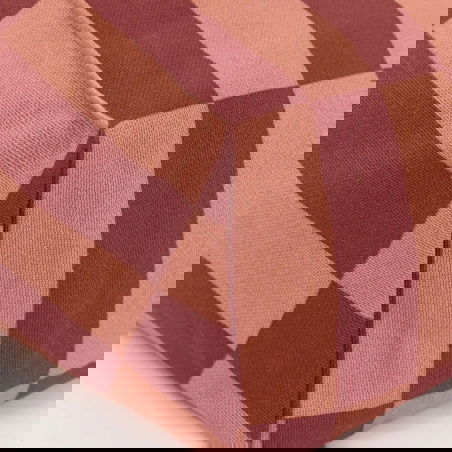 Pouf enfant | Carreaux marron