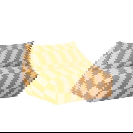 Pouf enfant | Moutarde et sable