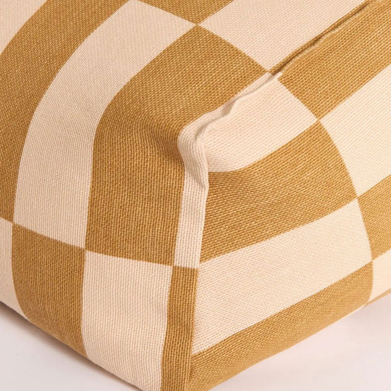 Pouf enfant | Moutarde et sable